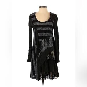 Lanvie knit and lace sweater dress, size small